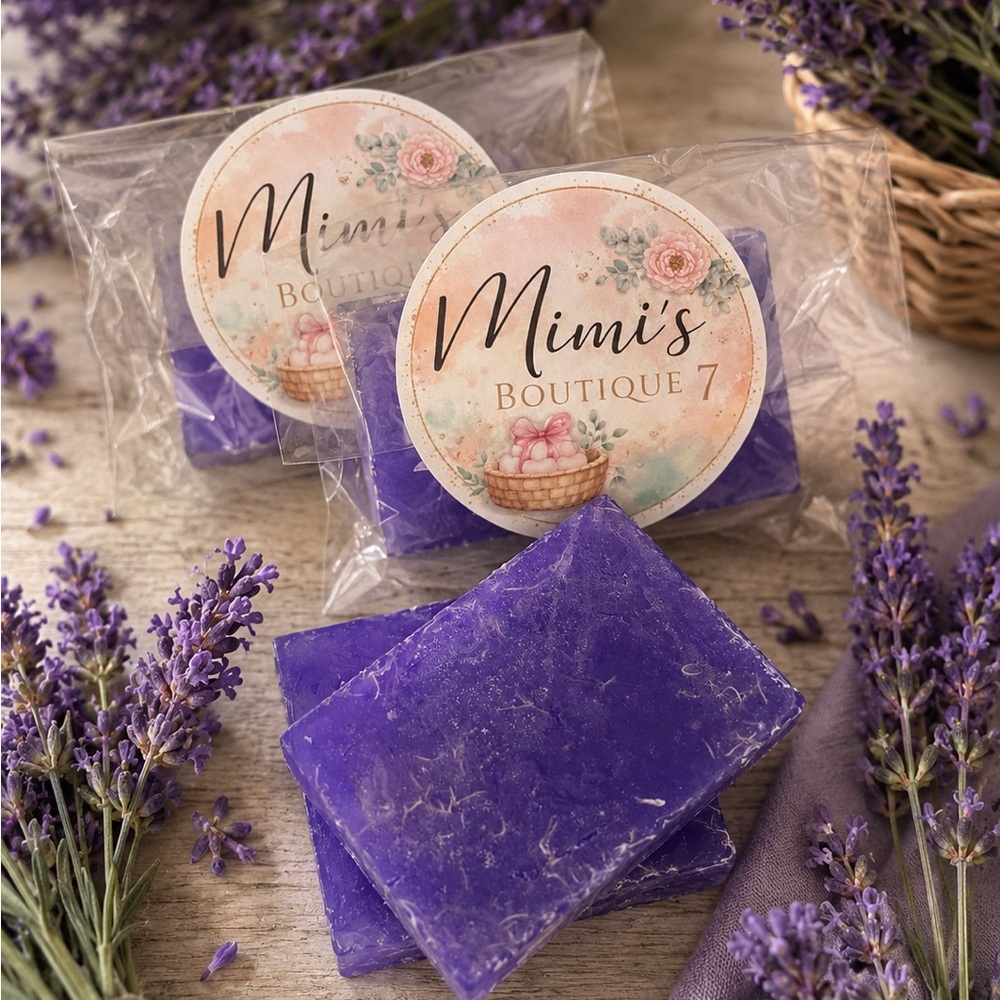 Mimi's Boutique Lavender Soap Bar - Purple